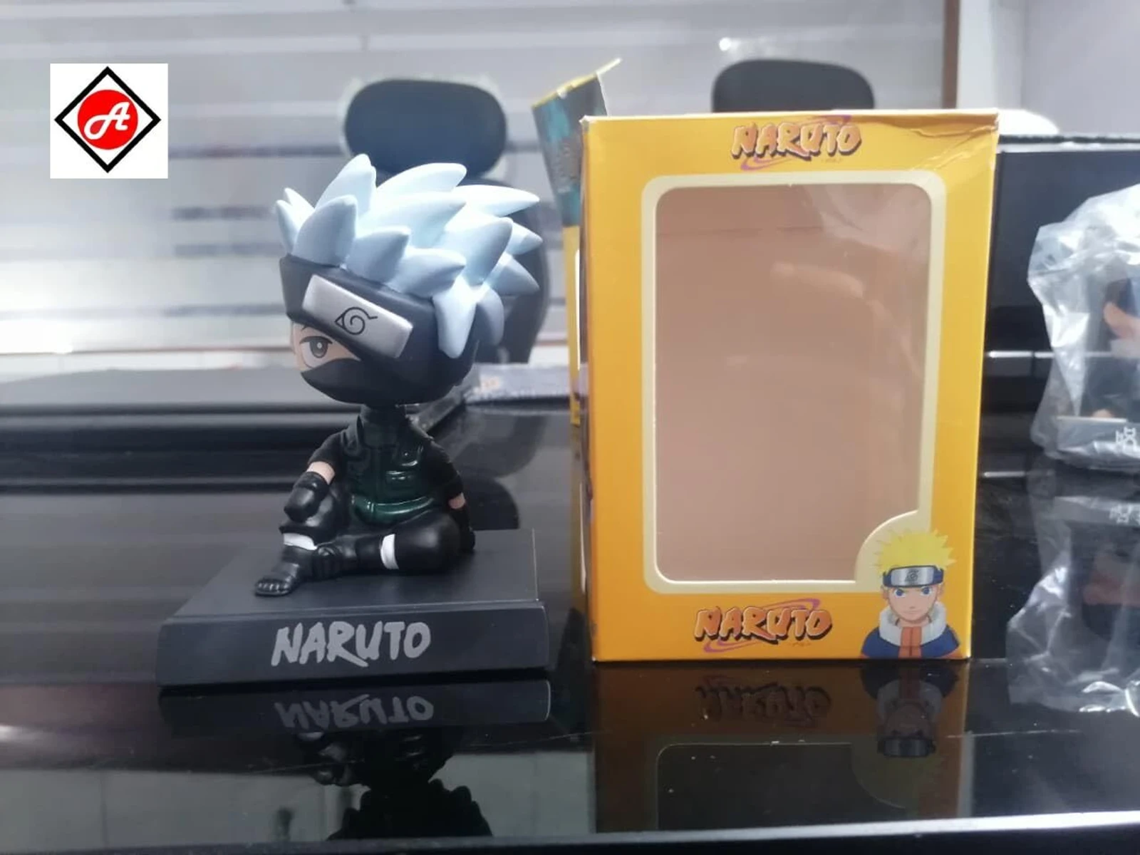 Kakashi Hatake Bobble Head Figure – Naruto PVC Anime Collectible for Car Dashboard, Desk & Gift - Image 3