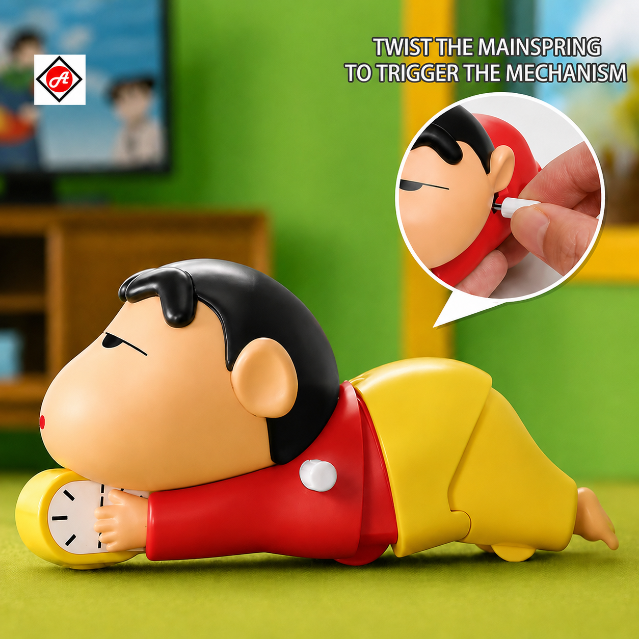 Classic Shinchan Sleeping Crawling Toy (1)